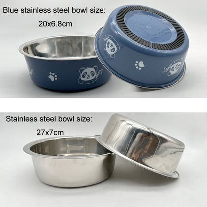 Adjustable Food Bowl Heightening Stand For Medium And Large Pet Dogs, Bracket 1pc, Bracket 2pcs, Bracket + Stainless Steel Bowl, Bracket + Blue Stainless Steel Bowl