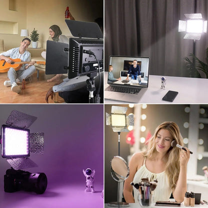WS-300II Video Fill Light Dual Color Temperature LED Beauty Shooting Light, Single Lamp+US Plug Adapter, Single Lamp+EU Plug Adapter