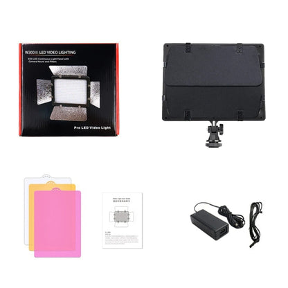 WS-300II Video Fill Light Dual Color Temperature LED Beauty Shooting Light, Single Lamp+US Plug Adapter, Single Lamp+EU Plug Adapter