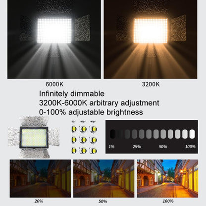 WS-300II Video Fill Light Dual Color Temperature LED Beauty Shooting Light, Single Lamp+US Plug Adapter, Single Lamp+EU Plug Adapter