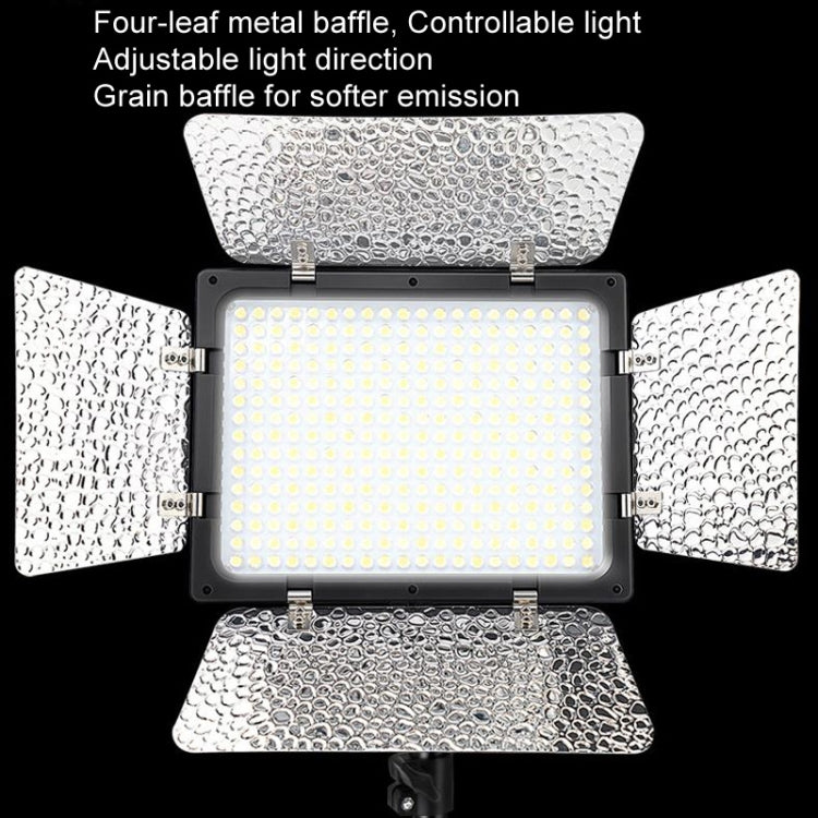 WS-300II Video Fill Light Dual Color Temperature LED Beauty Shooting Light, Single Lamp+US Plug Adapter, Single Lamp+EU Plug Adapter