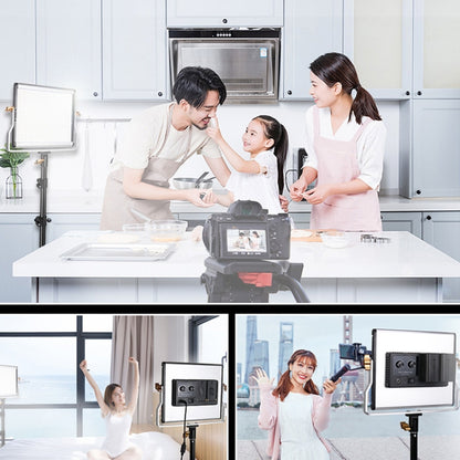 Photography Live LED Fill Light Film And Television Shooting Portrait Soft Video Lighting, W660 Lamp+US Plug Adapter, W660 Lamp+EU Plug Adapter, W660 Lamp+UK Plug Adapter, W480 Lamp+US Plug Adapter, W480 Lamp+EU Plug Adapter, W480 Lamp+UK Plug Adapter
