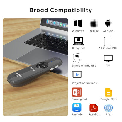 ASiNG A81 PPT Page Turning Clicker With Timing Function & 32G 3-in-1 USB Receiver, Red Light, Green Light