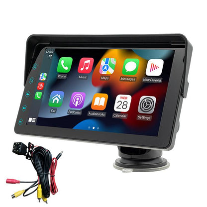 7 Inch Bluetooth 5.0 Portable CarPlay Monitor, Display, Display + Camera