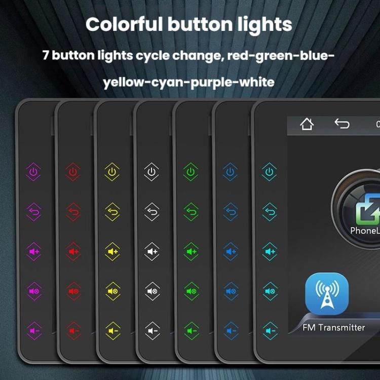 7 Inch Bluetooth 5.0 Portable CarPlay Monitor, Display, Display + Camera