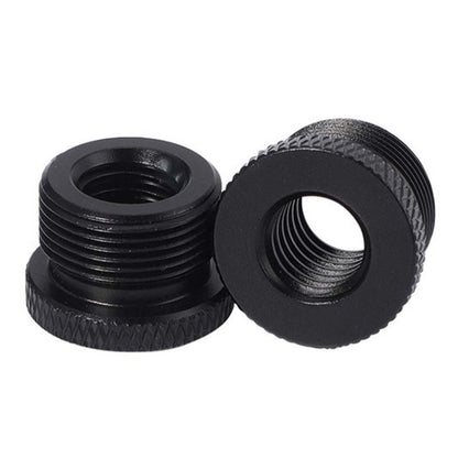 2pcs Metal 3/8 Female To 5/8-27 Male Adapter Screws Microphone Stands Conversion Photo Accessories