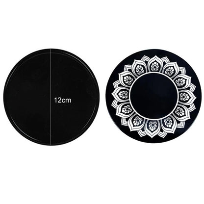 Vehicle Round Strong Sticky Non-slip PU Mat, 12cm