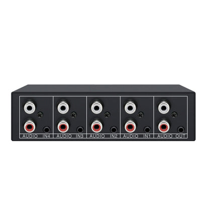 4 In 1 Out  3.5mm + RCA Audio Switcher 4 Channels Audio Converter, AUX -401
