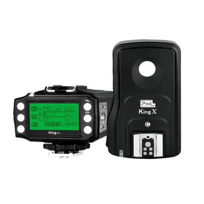 Pixel King Pro Camera Wireless Radio Flash TTL Transmitter and Receiver, For Nikon, For Sony