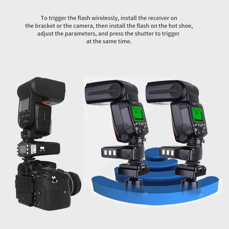 Pixel King Pro Camera Wireless Radio Flash TTL Transmitter and Receiver, For Nikon, For Sony