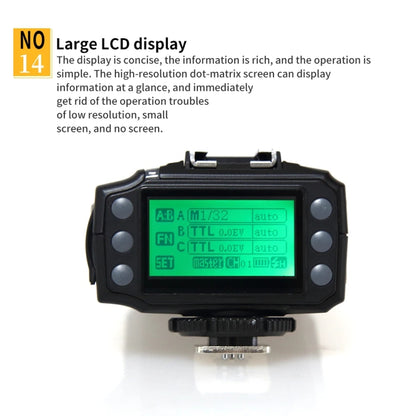 Pixel King Pro Camera Wireless Radio Flash TTL Transmitter and Receiver, For Nikon, For Sony
