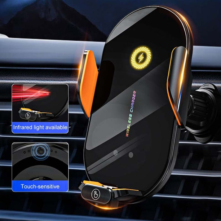 C3 Car Infrared Sensor Auto Opening And Closing Wireless Charging Cell Phone Holder