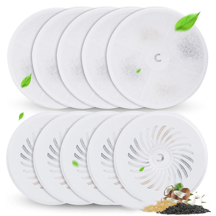 For 2 / 3 / 5 SOLO Smart Drinking Fountain Filters Cartridge Pet Drinking Fountain Filter Cotton, 5pcs /Box