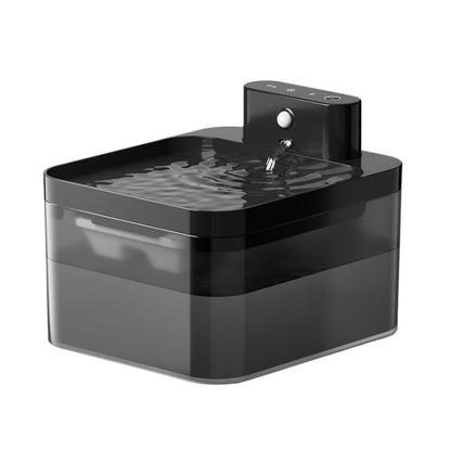 2.2L Smart Pet Water Fountain Wireless Infrared Sensor Battery Model Cats Water Dispenser, 291-Runway, 289-Square