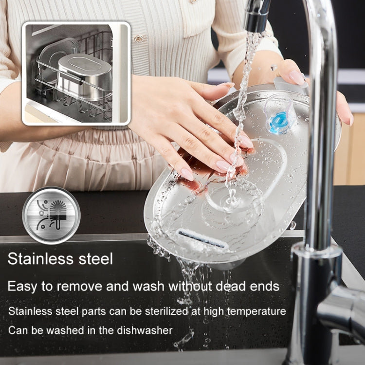 3.2L Stainless Steel Faucet Pet Water Fountain Quiet Cats Water Dispenser