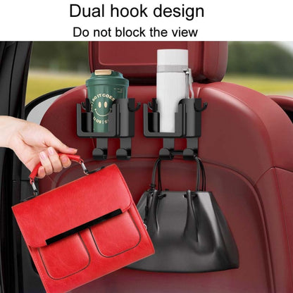 2pcs Car Multifunctional Cup Holder Vehicle Backseat Hook