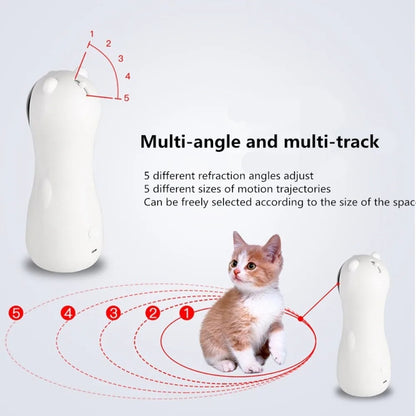 Automatic Laser Cat Toy Teaser Kitten Interactive Training Entertaining Device