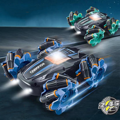 2.4G Stunt RC Car Drift Car Double-sided Racing Tumble Buggy Toy, Single RC Green, Single RC Blue, Dual RC Green, Dual RC Blue, Single RC Green Light Wheel, Single RC Blue Light Wheel, Dual RC Green Light Wheel, Dual RC Blue Light Wheel