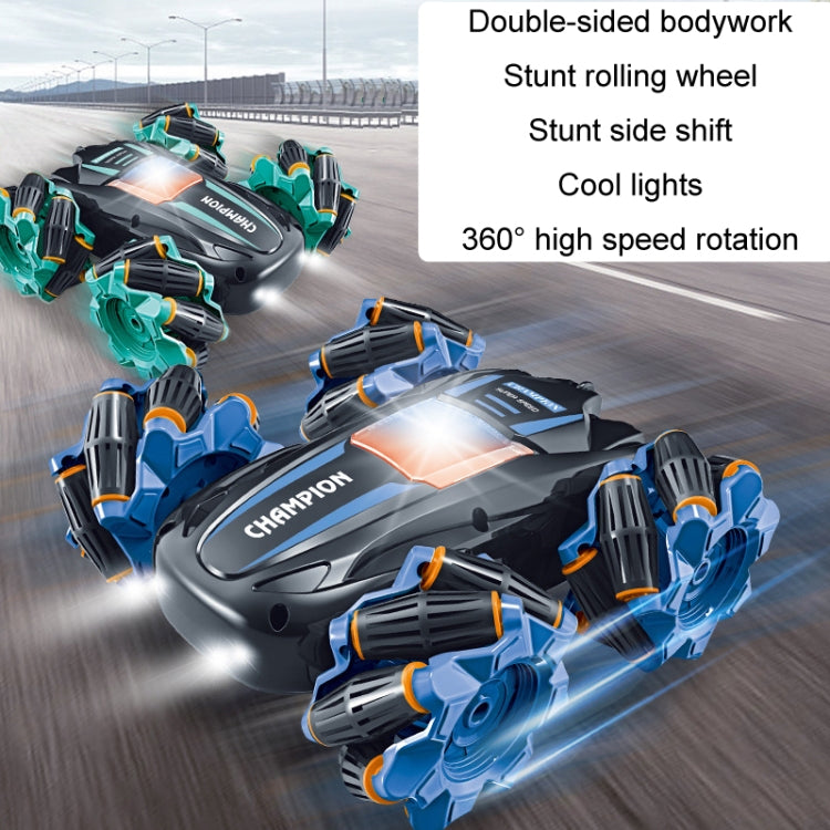 2.4G Stunt RC Car Drift Car Double-sided Racing Tumble Buggy Toy, Single RC Green, Single RC Blue, Dual RC Green, Dual RC Blue, Single RC Green Light Wheel, Single RC Blue Light Wheel, Dual RC Green Light Wheel, Dual RC Blue Light Wheel