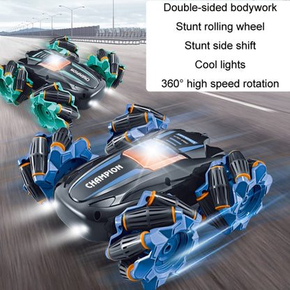 2.4G Stunt RC Car Drift Car Double-sided Racing Tumble Buggy Toy, Single RC Green, Single RC Blue, Dual RC Green, Dual RC Blue, Single RC Green Light Wheel, Single RC Blue Light Wheel, Dual RC Green Light Wheel, Dual RC Blue Light Wheel