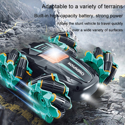 2.4G Stunt RC Car Drift Car Double-sided Racing Tumble Buggy Toy, Single RC Green, Single RC Blue, Dual RC Green, Dual RC Blue, Single RC Green Light Wheel, Single RC Blue Light Wheel, Dual RC Green Light Wheel, Dual RC Blue Light Wheel