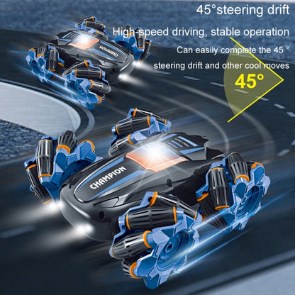 2.4G Stunt RC Car Drift Car Double-sided Racing Tumble Buggy Toy, Single RC Green, Single RC Blue, Dual RC Green, Dual RC Blue, Single RC Green Light Wheel, Single RC Blue Light Wheel, Dual RC Green Light Wheel, Dual RC Blue Light Wheel