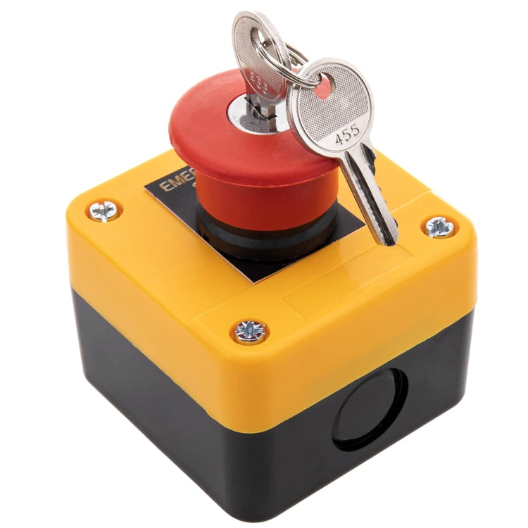 Elevator Pit Platform High-position Emergency Stop Switch With Bottom Box + Key, With Key