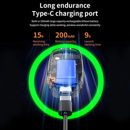 2-in-1 AUX Car Bluetooth Receiver Transmitter Hands-free Call Adapter Converter, 2-in-1