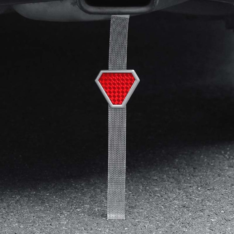 Car Triangle Night Reflective Static Eliminator Metal Grounding Strip