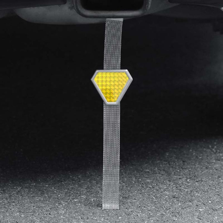Car Triangle Night Reflective Static Eliminator Metal Grounding Strip