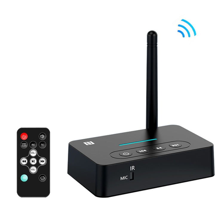 D9 2-in-1 Old-fashioned Audio Car Bluetooth Receiver Transmitter NFC Music Bluetooth Adapter, D9 2-in-1