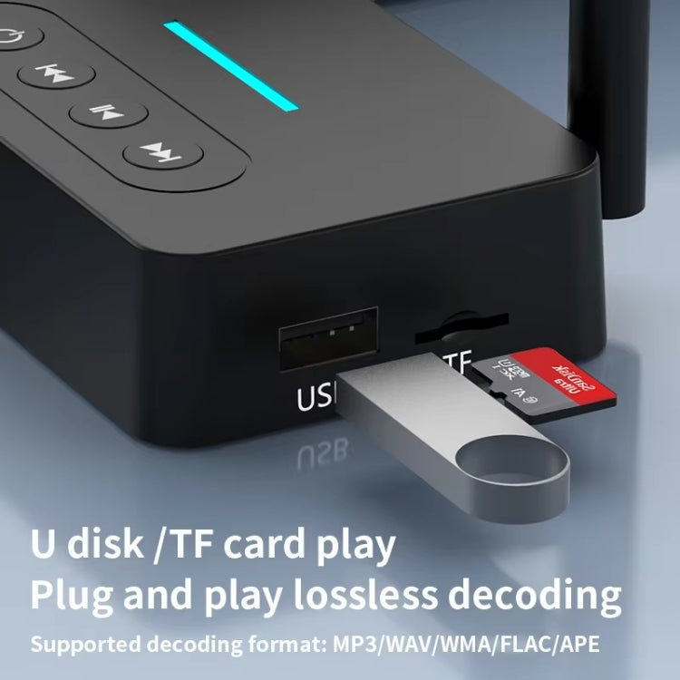 D9 2-in-1 Old-fashioned Audio Car Bluetooth Receiver Transmitter NFC Music Bluetooth Adapter, D9 2-in-1