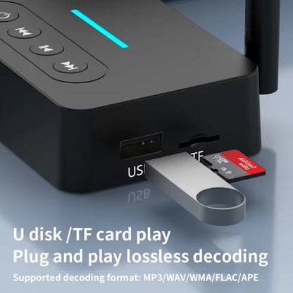 D9 2-in-1 Old-fashioned Audio Car Bluetooth Receiver Transmitter NFC Music Bluetooth Adapter, D9 2-in-1