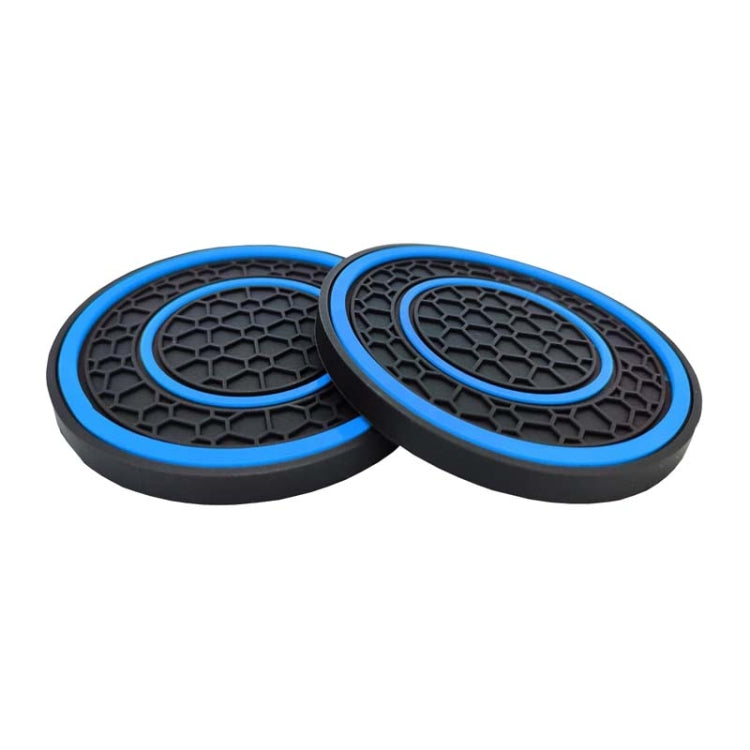 2pcs / Set Universal Car Center Control Anti-Slip Dustproof Coasters