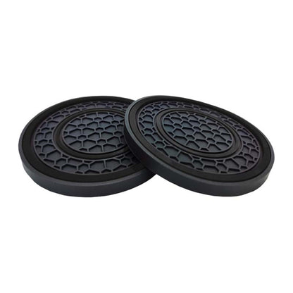 2pcs / Set Universal Car Center Control Anti-Slip Dustproof Coasters