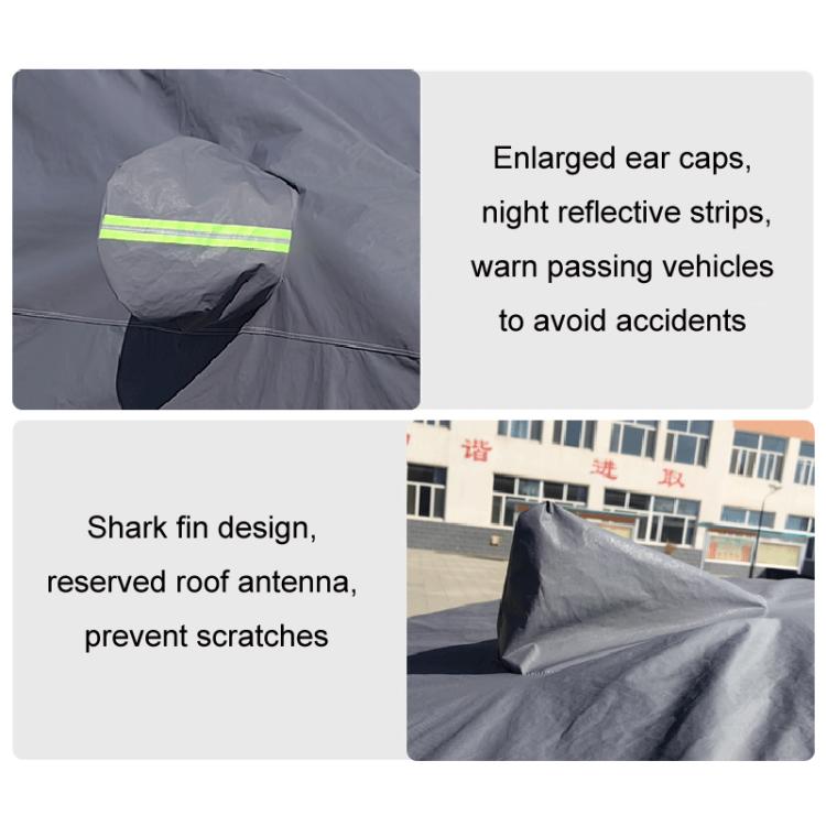 SUV Car EVA Plus Velvet Thickened Heat Insulation Sunshade With Shark Fin, M- 4.45x1. 75x1.58, M 4. 65x1. 85x1.6, L 4.85x1.95x1.63, XL 5.11x1.95x1.75
