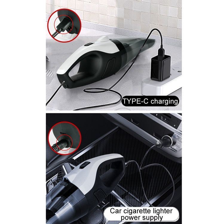 Car Handheld Portable Vacuum Cleaner With Strong Suction, Wired Version, Wired + Charging 7.4V, Wired + Charging 11.1V