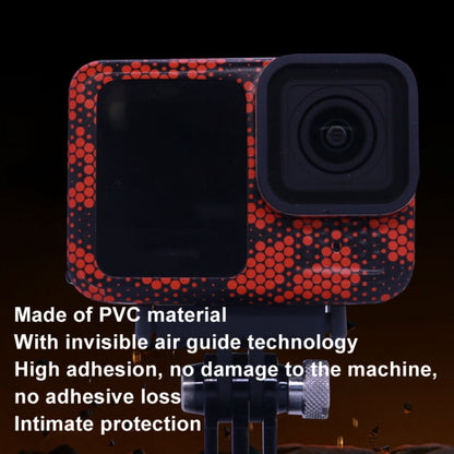 For GOPro HERO13 Black Camera Stickers Body Protective Film, 01 Watercolor, 08 Circuit White, 09 Circuit Black, 10 Circuit Dark Gold, 11 Circuit Red, 12 Circuit Blue, 13 Snake Scale Black, 14 Snake Scale White, 15 Snake Scale Gold, 16 Snake Scale Green...