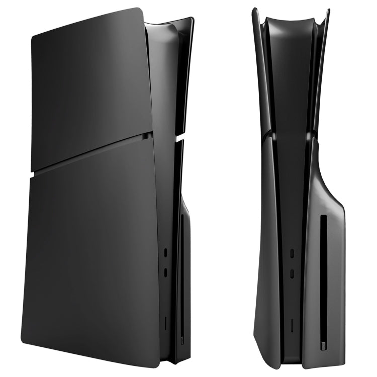 For PS5 Slim Replacement Faceplate Shell Detachable Protective Case, Disc Edition Black, Digital Edition Black, Disc Edition White
