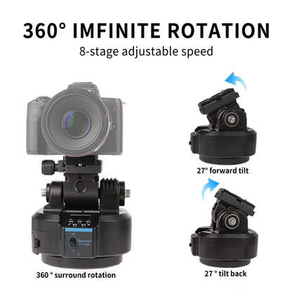 Desiontal YT-1500 Electric Gimbal Mobile Camera Live Streaming Panoramic Stabiliser With Rocker Rotation, YT-1500