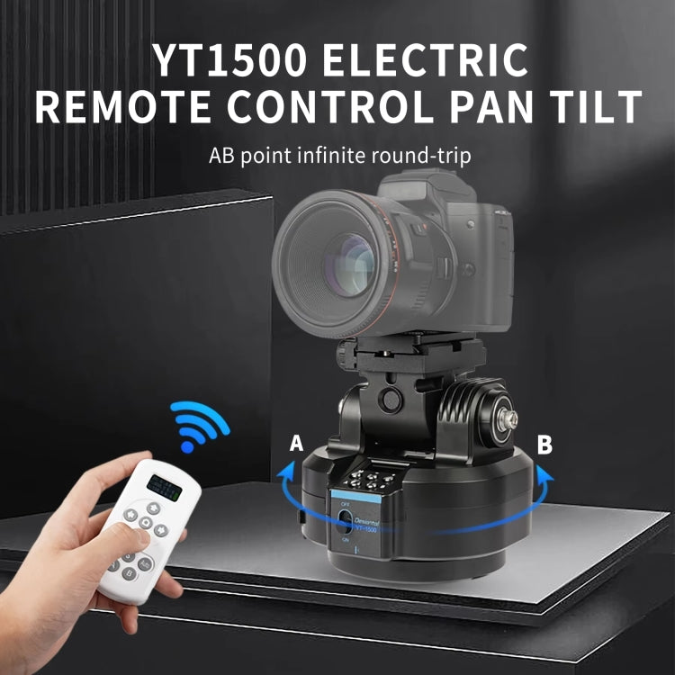 Desiontal YT-1500 Electric Gimbal Mobile Camera Live Streaming Panoramic Stabiliser With Rocker Rotation, YT-1500