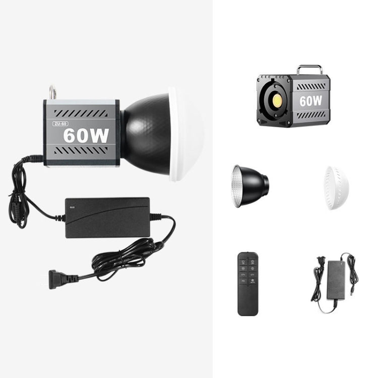 Desiontal ZU-60 60W Hand-Held Camera Light High Power Fill Light, EU Plug, ZU-60