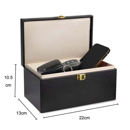 Large Car Shield Key Bag Anti-Magnetic Cell Phone Case RFID Protective Box, 3 In 1