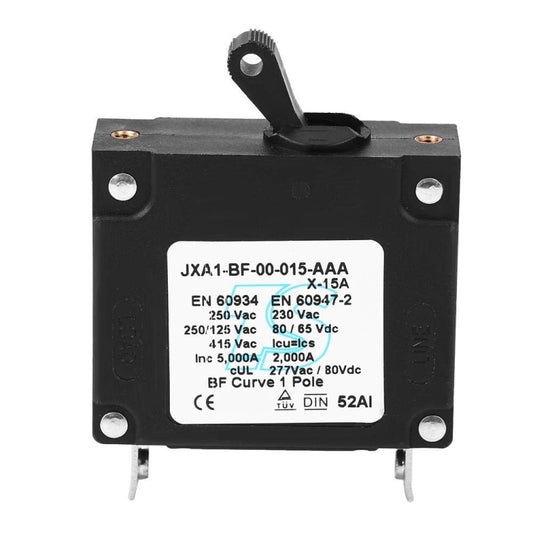 80V DC Overload Hydraulic Reset Circuit Breaker, 15A, 20A, 25A, 30A