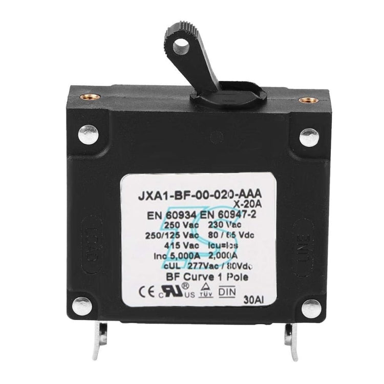 80V DC Overload Hydraulic Reset Circuit Breaker, 15A, 20A, 25A, 30A