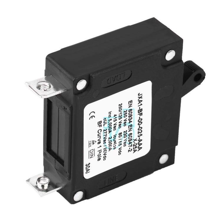 80V DC Overload Hydraulic Reset Circuit Breaker, 15A, 20A, 25A, 30A