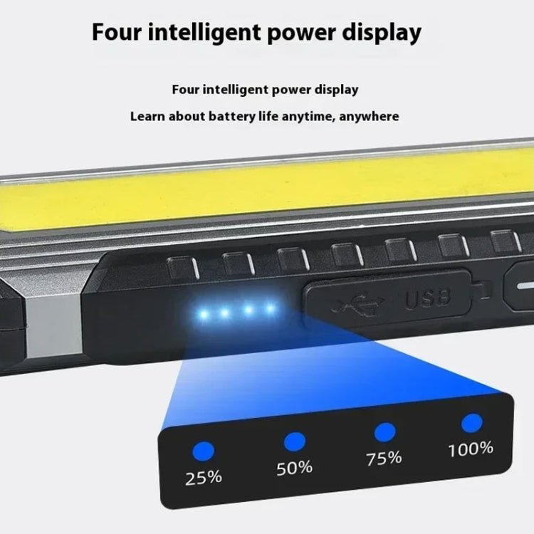 Flat Work Light LED Work Auto Repair Light USB Rechargeable Repair Light With Magnetic Attachment, KXK586