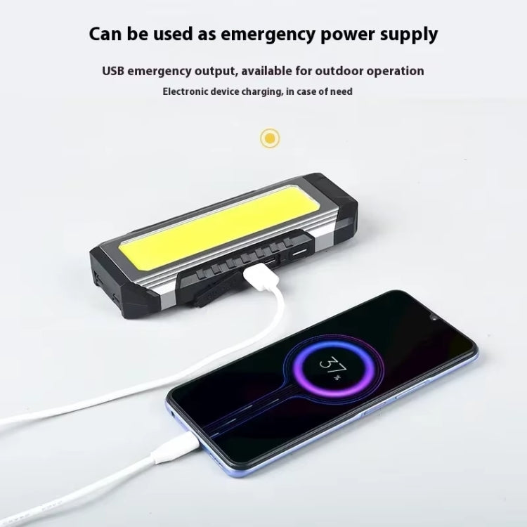 Flat Work Light LED Work Auto Repair Light USB Rechargeable Repair Light With Magnetic Attachment, KXK586