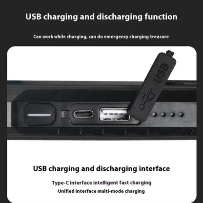 Flat Work Light LED Work Auto Repair Light USB Rechargeable Repair Light With Magnetic Attachment, KXK586