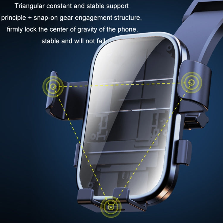 For 17mm Universal Ball Head Car Mobile Phone Holder, Without Base, Y96 Silver Edge, D96 Electroplating
